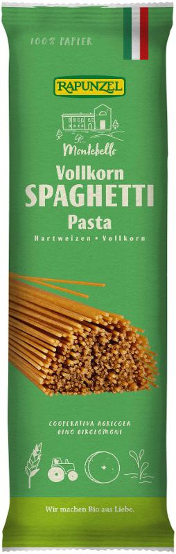 Produktfoto zu Rapunzel - Vollkorn Spaghetti - 500g