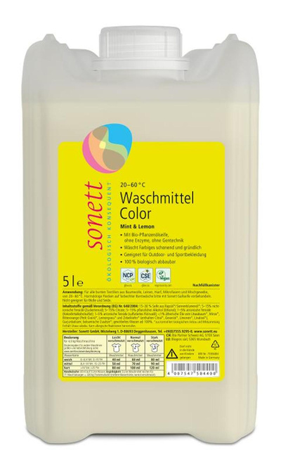 Produktfoto zu SONETT - Waschmittel color - 5l