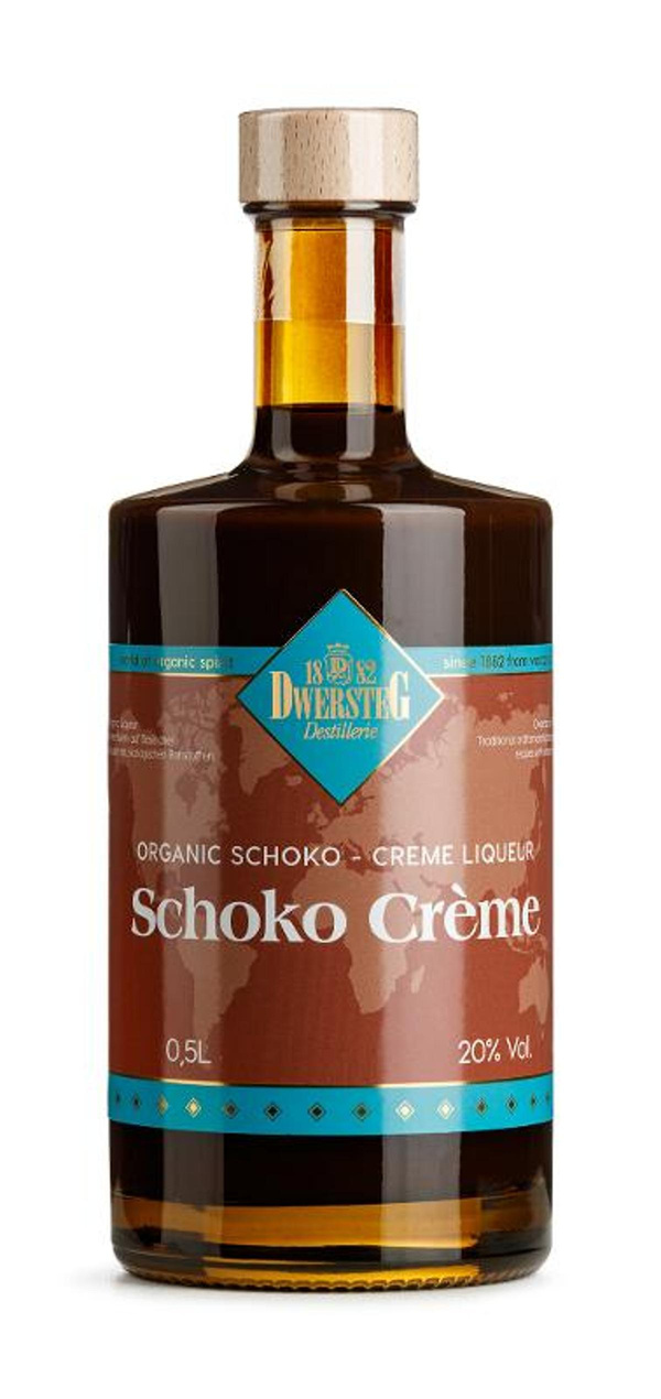 Produktfoto zu Dwersteg Destillerie - Schoko-Crème 20% Likör - 0,5l
