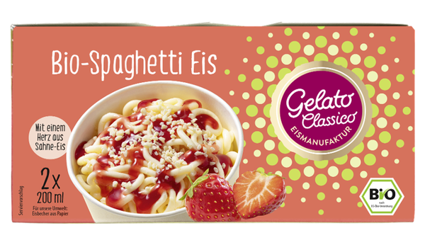 Produktfoto zu TK - Gelato Classico Spaghetti Eis - 400ml