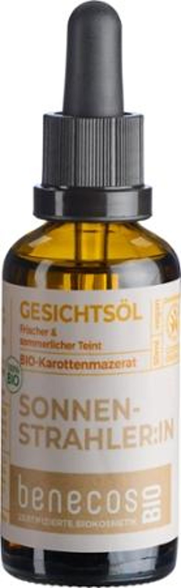 Produktfoto zu Benecos - Gesichtsöl Karottenmazerat SONNENSTRAHLER:IN - 50ml